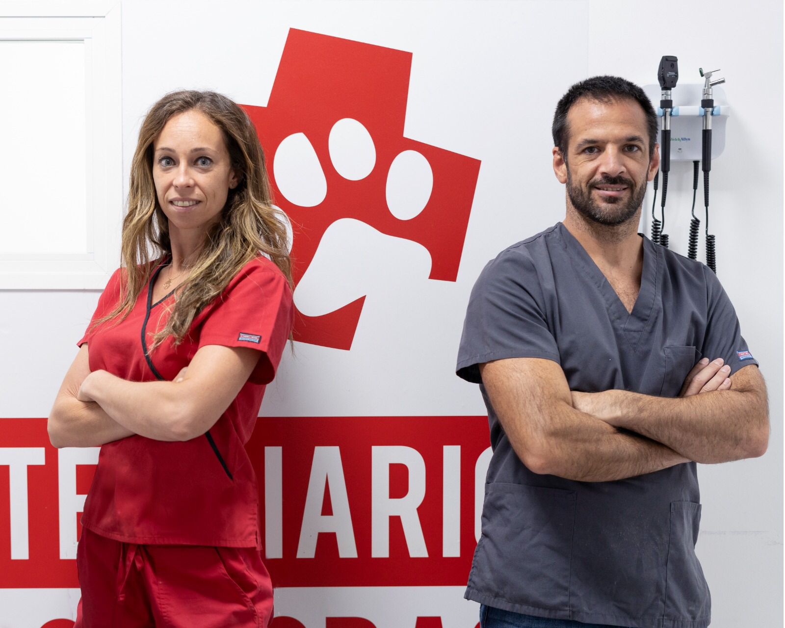 Marlene Altabella y José Díaz Pando, directores de Hospital veterinario Parla Sur